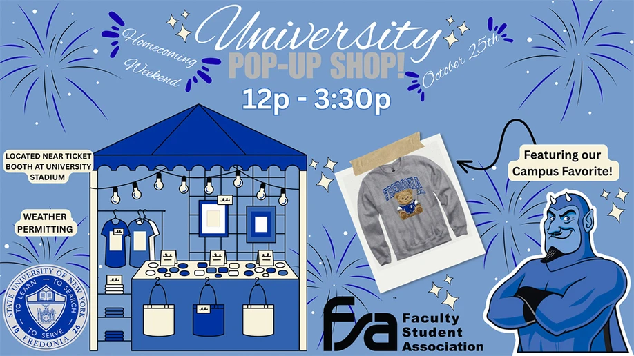 illustration of tent with merchandise