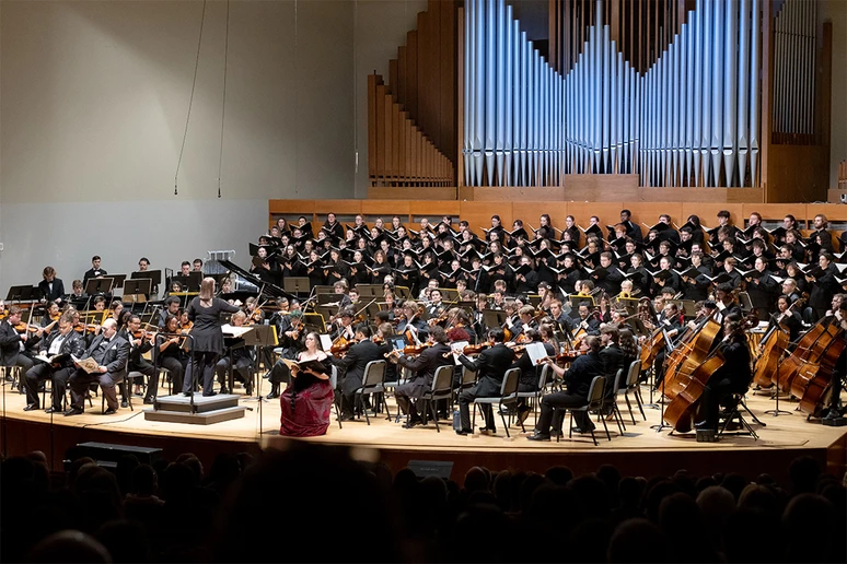 the Masterworks concert in King Concert Hall