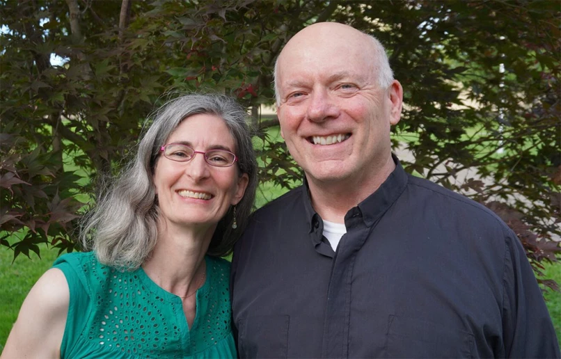 Dr. Natasha Farny and Father Sean Duggan