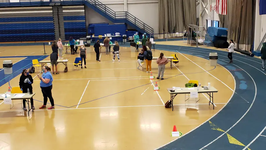 Testing site in Steel Hall