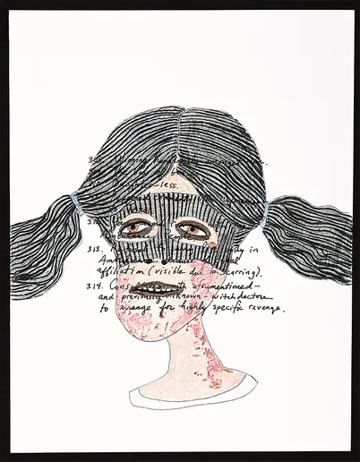 artwork "Untitled" by Laylah Ali