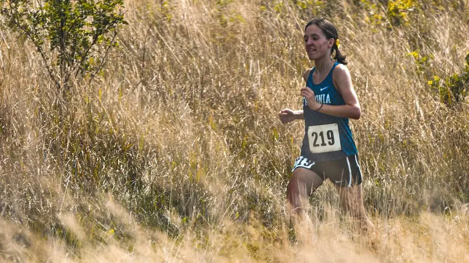 student running
