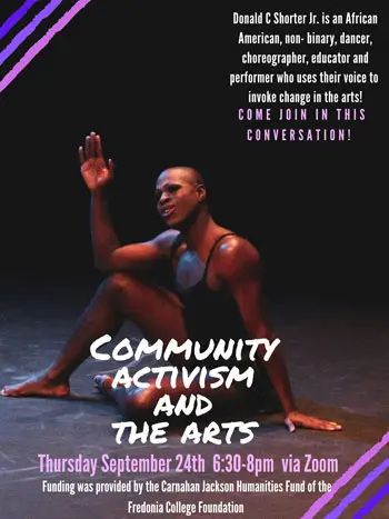 photo of dancer Donald Shorter Jr.
