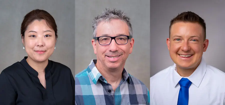 Drs. So-Jin Yu, Matthew Purtill and Lee Golembiewski