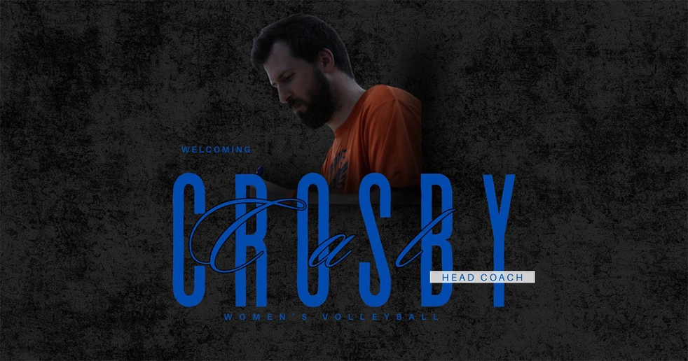 Portrait of Cal Crosby, head coach of Fredonia State women's volleyball