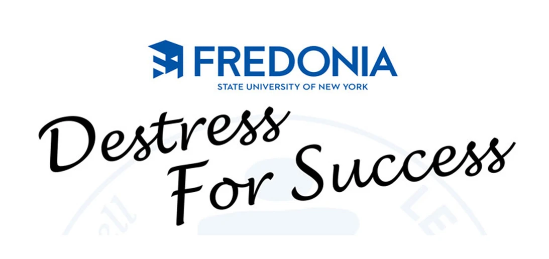 Destress for success banner