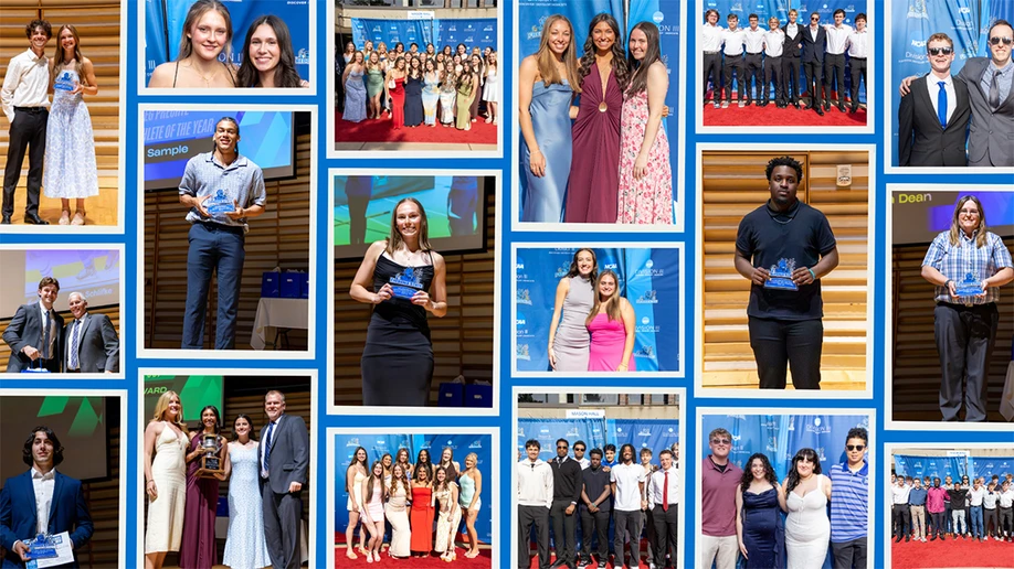 photos of students with awards
