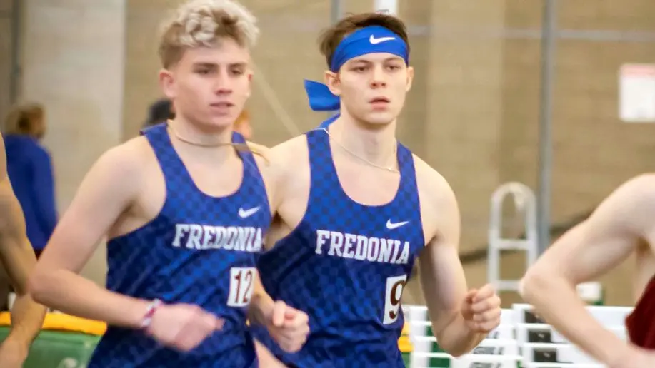 Joseph Hernandez Bentley and Ethan Yannie running