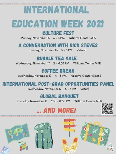 copy of poster for week of events