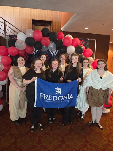 student dancers in costume