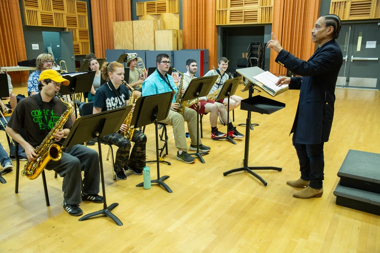 Jazz Orchestra rehearsal