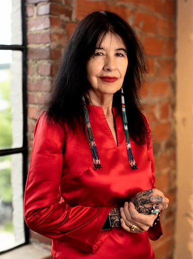 Joy Harjo (photo by Matika Wilbur)