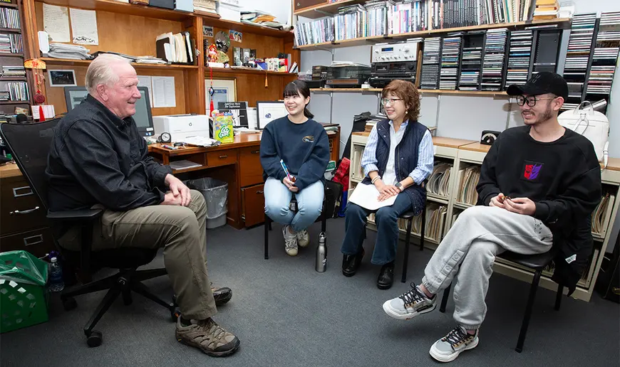 kilpatrick office with students