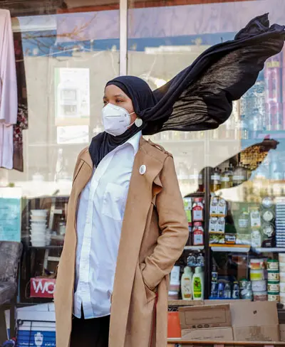 Laylah Amatullah Barrayn’s Maajeida, a 2020 digital print on fine art paper