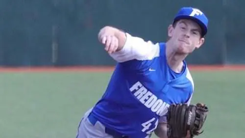 Senior pitcher Kevin Mahon