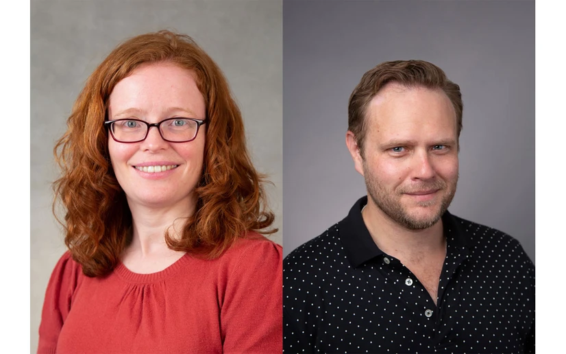 head shots of Dr. Heather McEntarfer and Daniel Lendzian