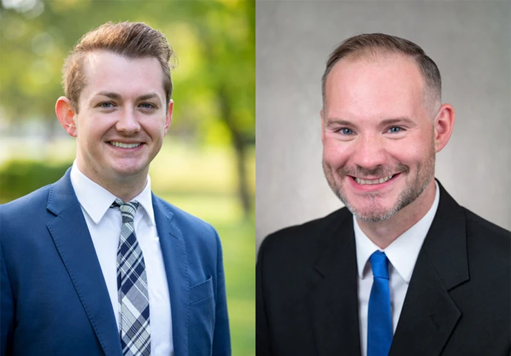 DJ Schier (left) and Spencer Morgan