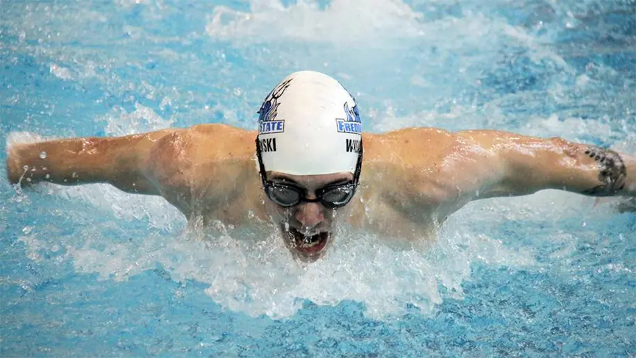swimmer in the pool