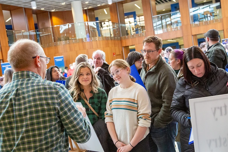 Scene from a prior open house