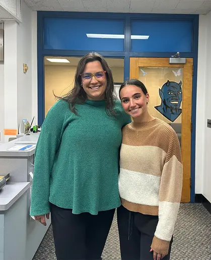 Madeline Payne with Angela Pucciarelli Rice