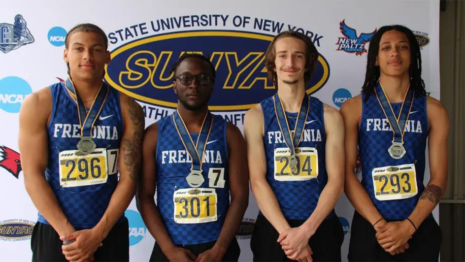 relay team with medals by Benjamin Gajewski North Street