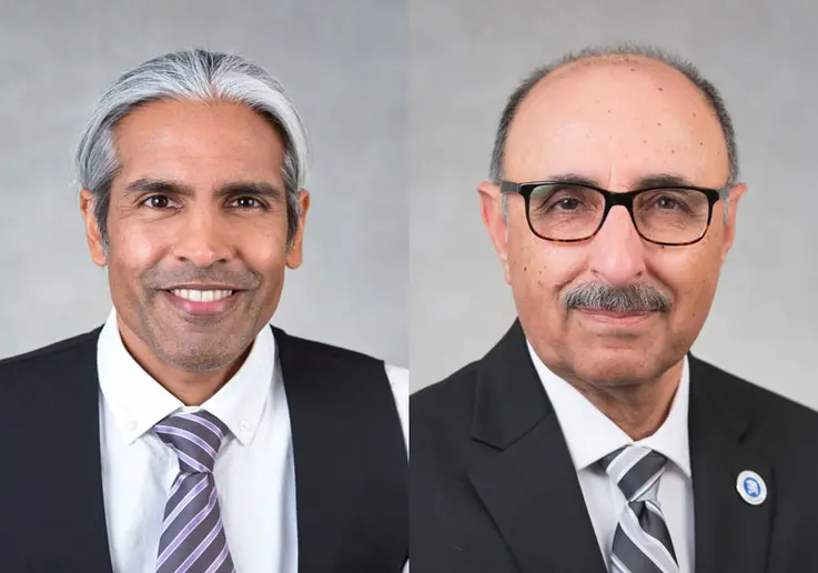 Drs. Shazad Mohammed and Moj Seyedian, Business Administration major