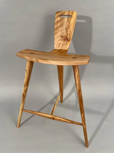 stool made out of wood