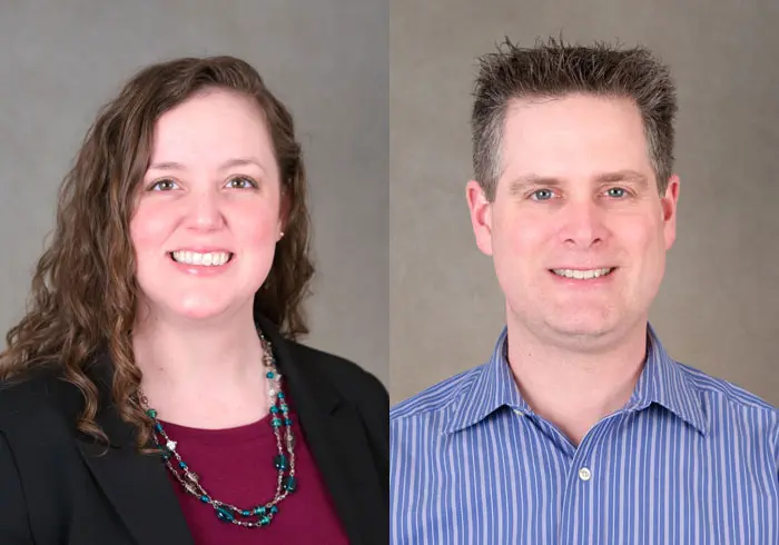 Courtney Wigdahl-Perry and Scott Ferguson