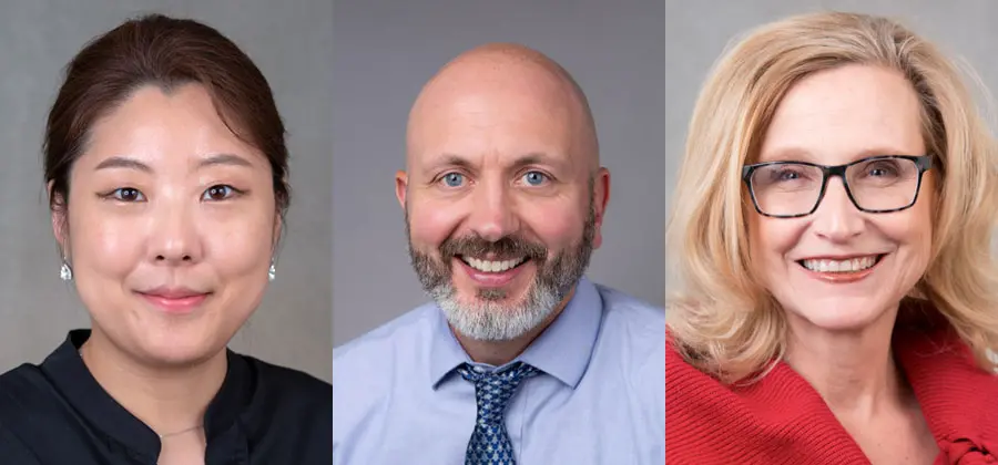 Dr. So-Jin Yu, Mark Nickerson and Dr. Lisa Walters
