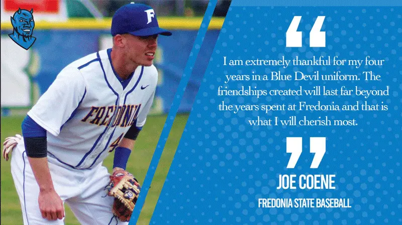 Joe Coene playing baseball