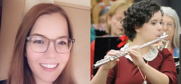 graduate students Grace Doebler and Christina Carissimo