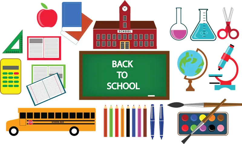 collage of educational images