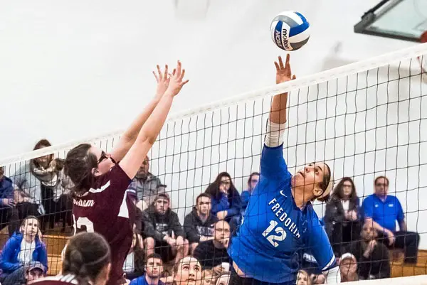 volleyball playing