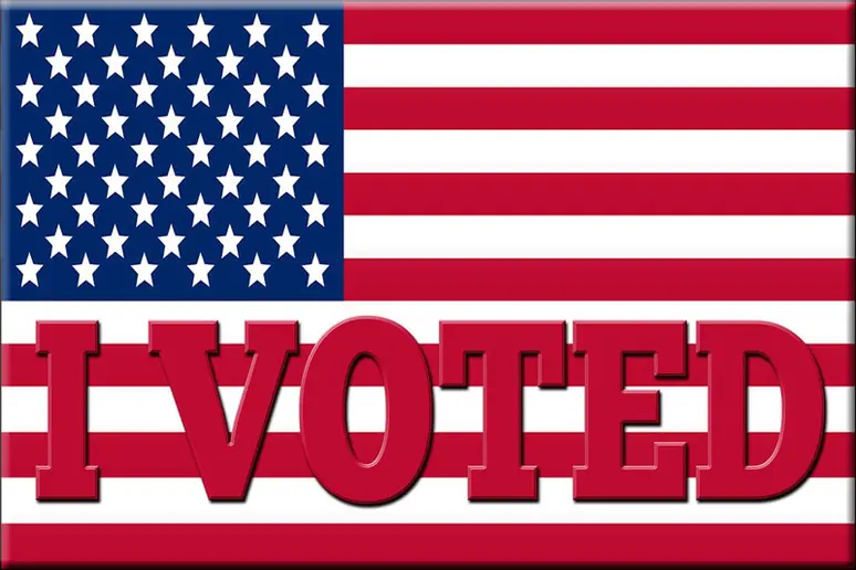 American flag graphic