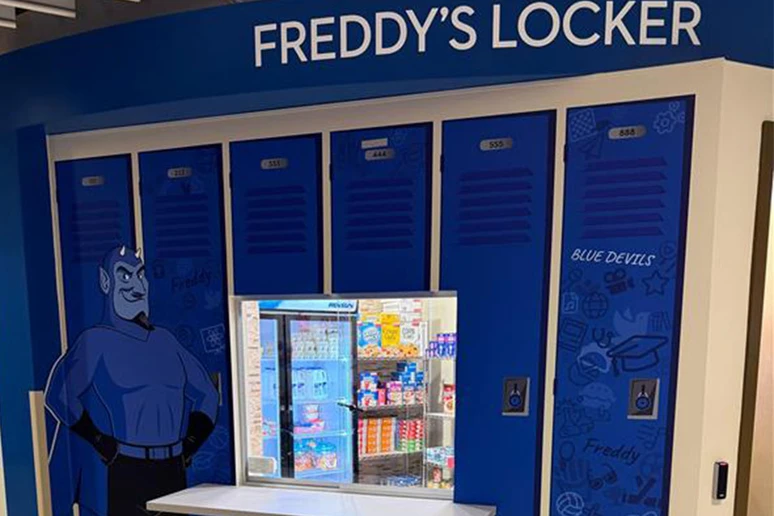 "Freddy's Locker" location in the Williams Center