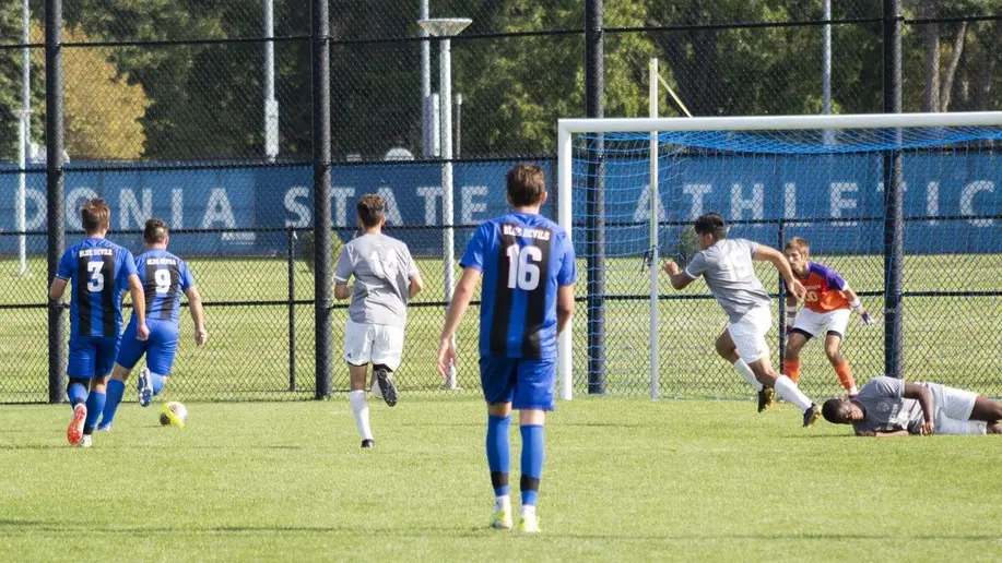 soccer players in action