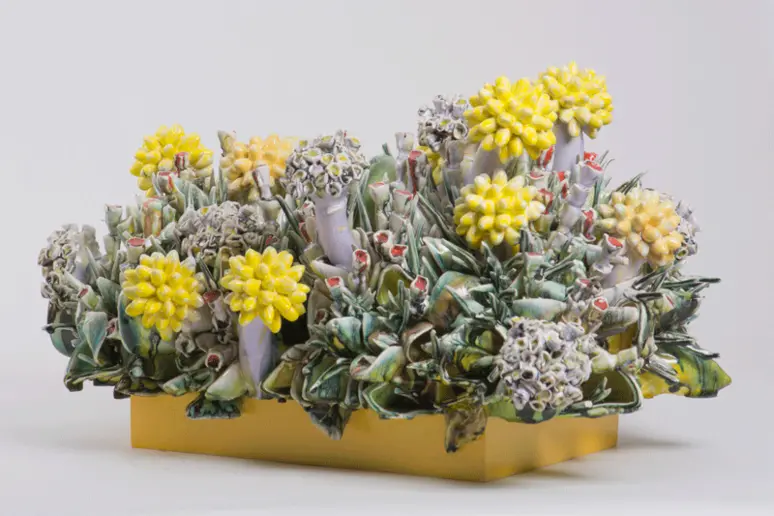 Susan Beiner’s work No Where Stand Here