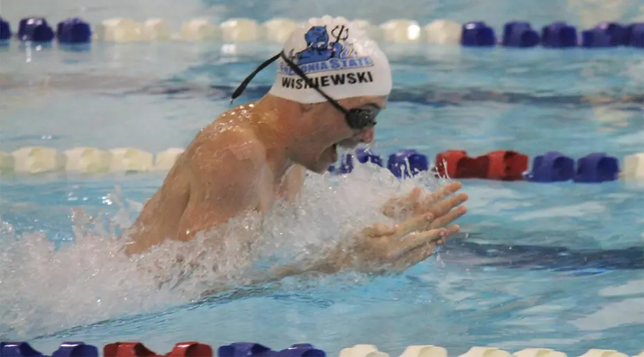swimmer in pool