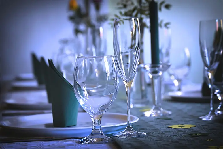 photo of a table setting
