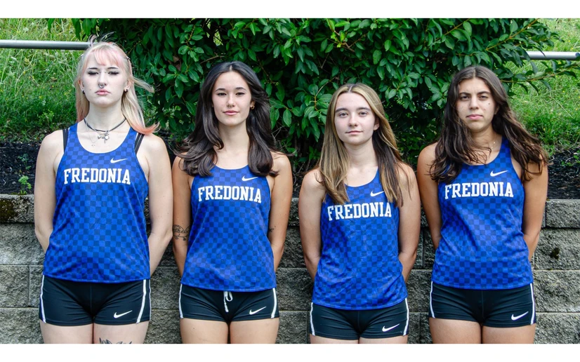 2026 women's cross country team by Riley Olson