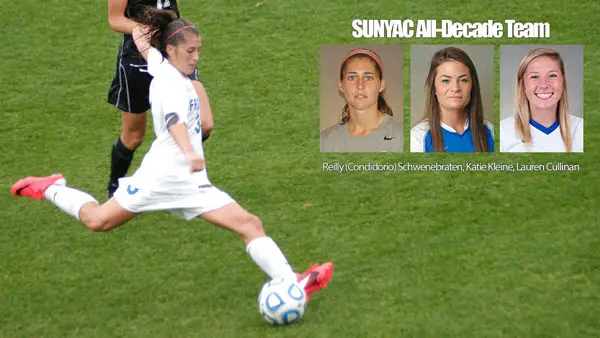 soccer players being honored