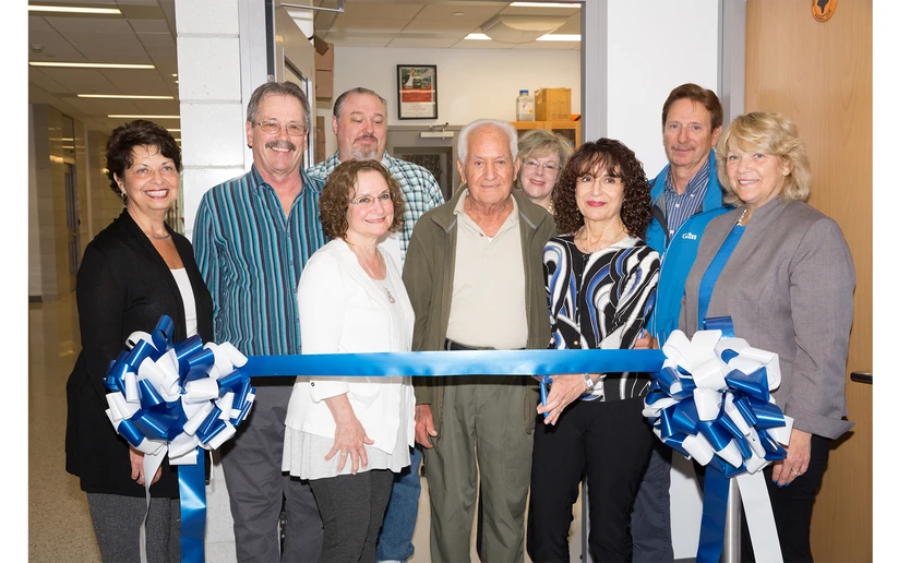 ribbon cutting for Pennica lab