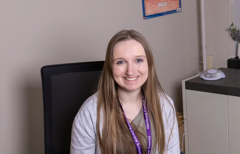 Nicole Cronin in her office