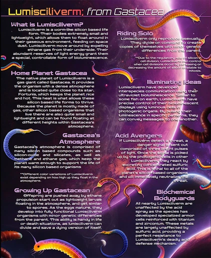 poster for student science event