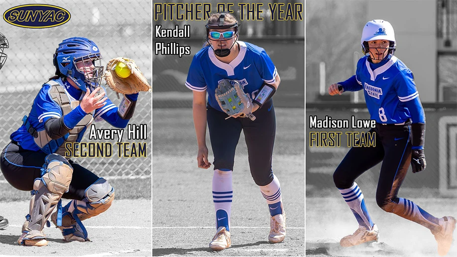 softball players in action