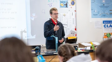 Fredonia student doing student teaching. taruma-informed care, schools with trauma-informed care programs