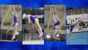 Leah Marsh diving