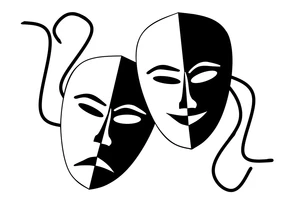 tragedy and comedy masks