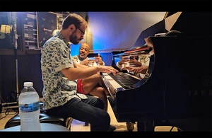 Nick Weiser at piano with Eric Scott Reed