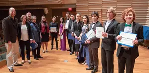 2018 Sorel Piano Competition finalists and judges